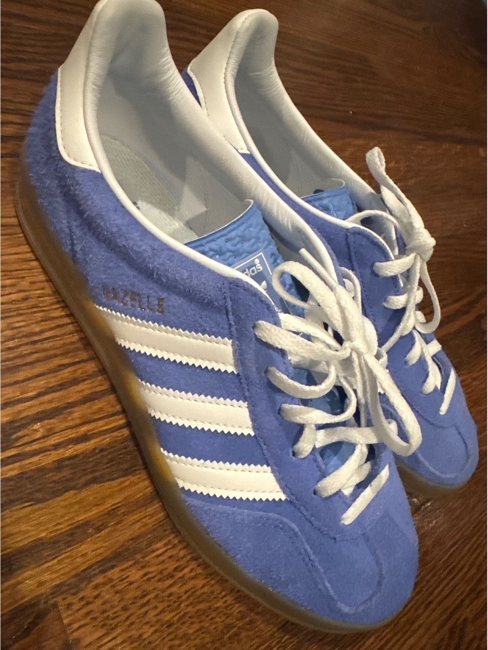 NWOT Adidas Gazelle Sneakers in Blue Size 9 Runs Large